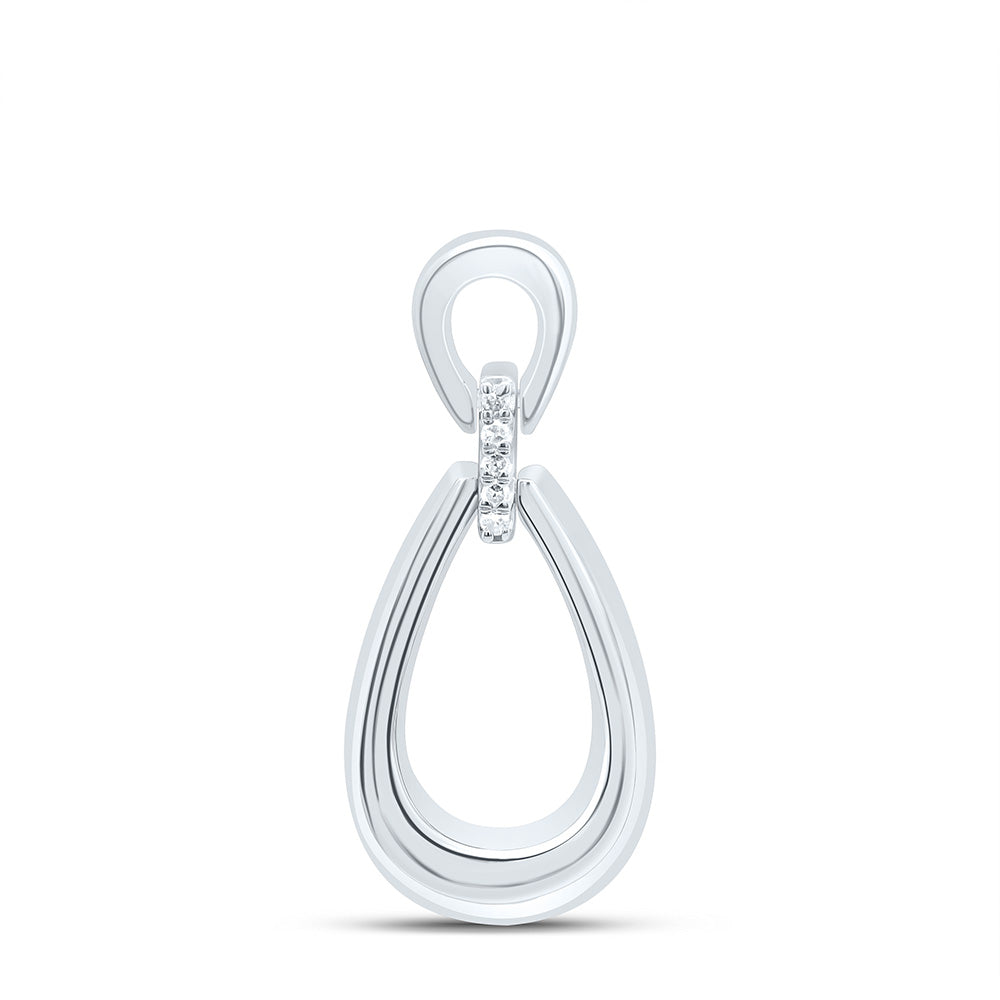 0.03CTW-NAT DIA P1 GIFT PEAR PENDANT Daisy Joyeria