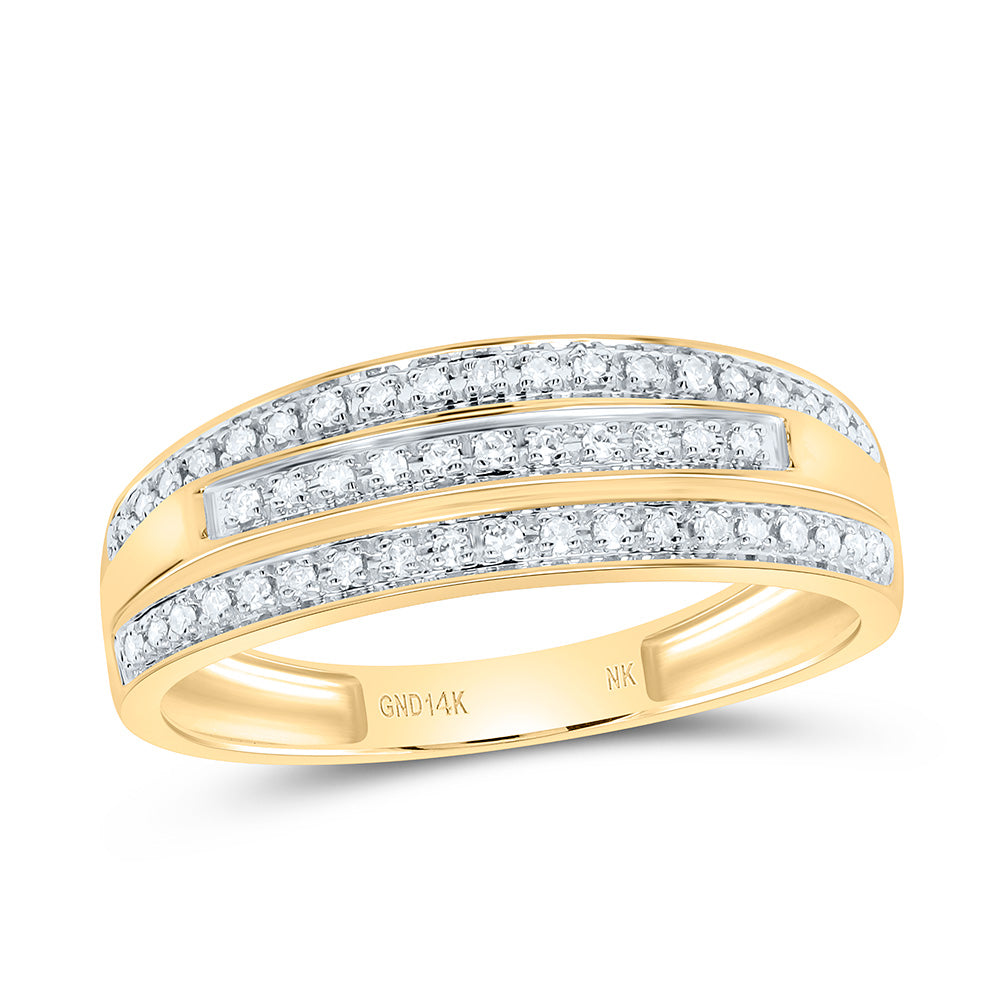 3/4CTW-NAT DIA NK FASHION ROUND TRIO SET Daisy Joyeria