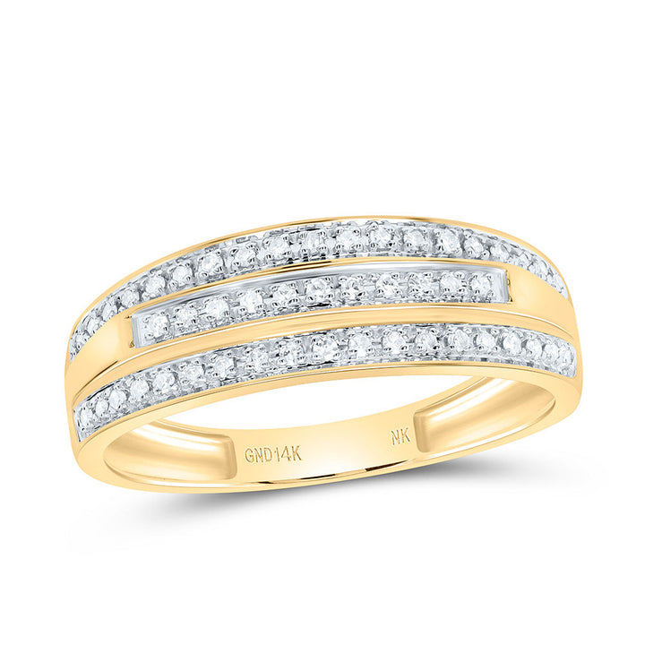 3/4CTW-NAT DIA NK FASHION ROUND TRIO SET Daisy Joyeria
