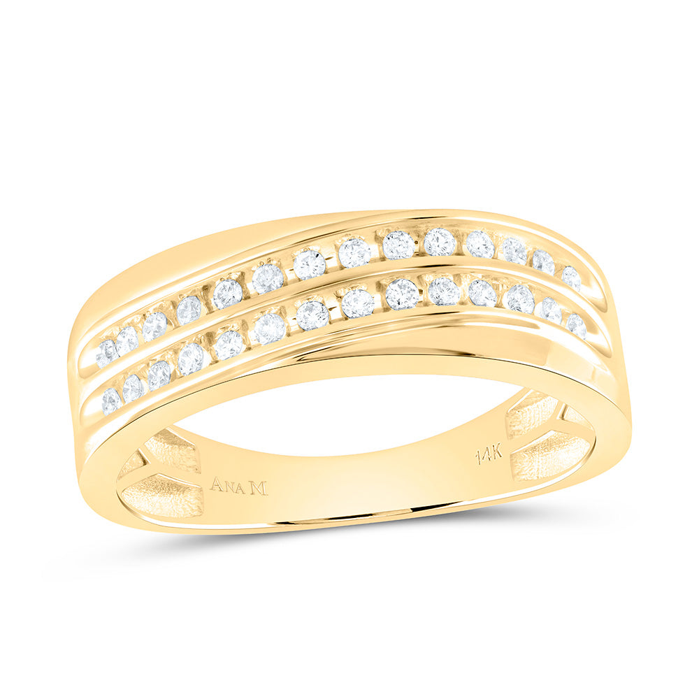 3/4CTW-NAT DIA ANA M ROUND TRIO SET Daisy Joyeria