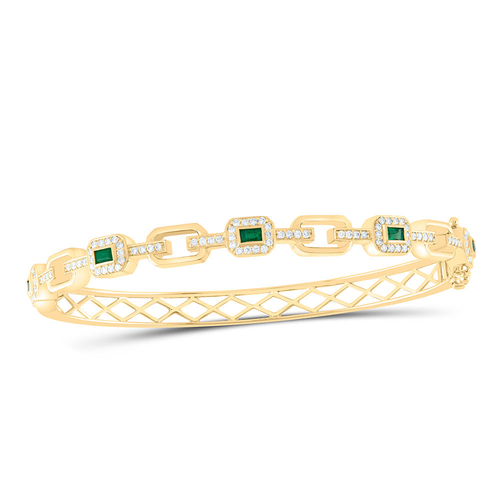1/2CTW-NAT DIA ANA M 3/8CTW-BAG-EM NAT GEM BANGLE (60X50MM) Daisy Joyeria
