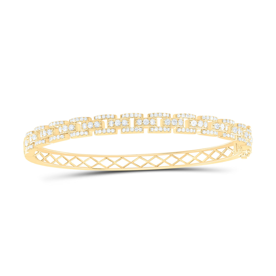 1 1/4CTW-NAT DIA ANA M FASHION BANGLE (60X50MM) Daisy Joyeria