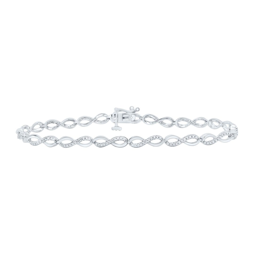 1/6CTW-NAT DIA P2 GIFT LADIES BRACELET (7 INCH) Daisy Joyeria