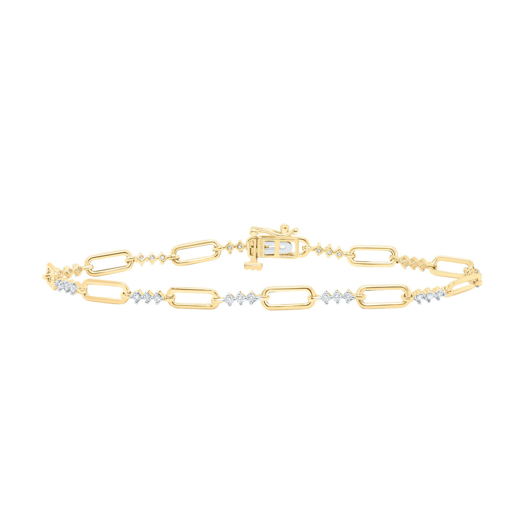 1/2CTW-NAT DIA P2 GIFT LADIES BRACELET (7 INCH) Daisy Joyeria