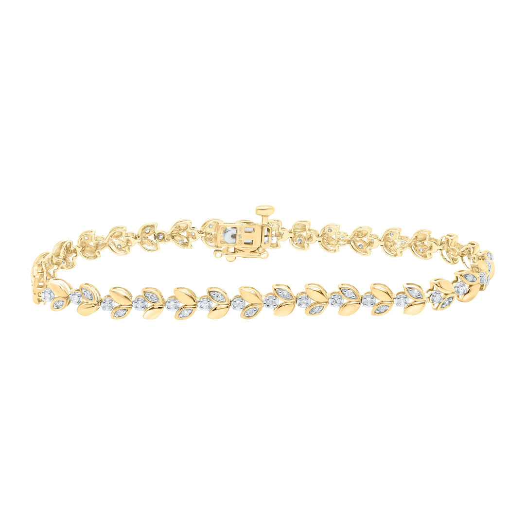 1/2CTW-NAT DIA P2 GIFT LADIES BRACELET (7 INCH) Daisy Joyeria