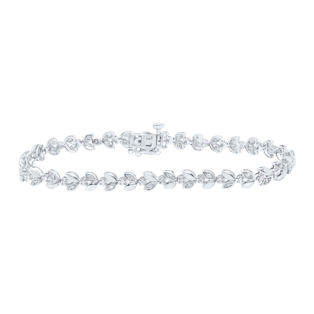 1/2CTW-NAT DIA P2 GIFT LADIES BRACELET (7 INCH) Daisy Joyeria