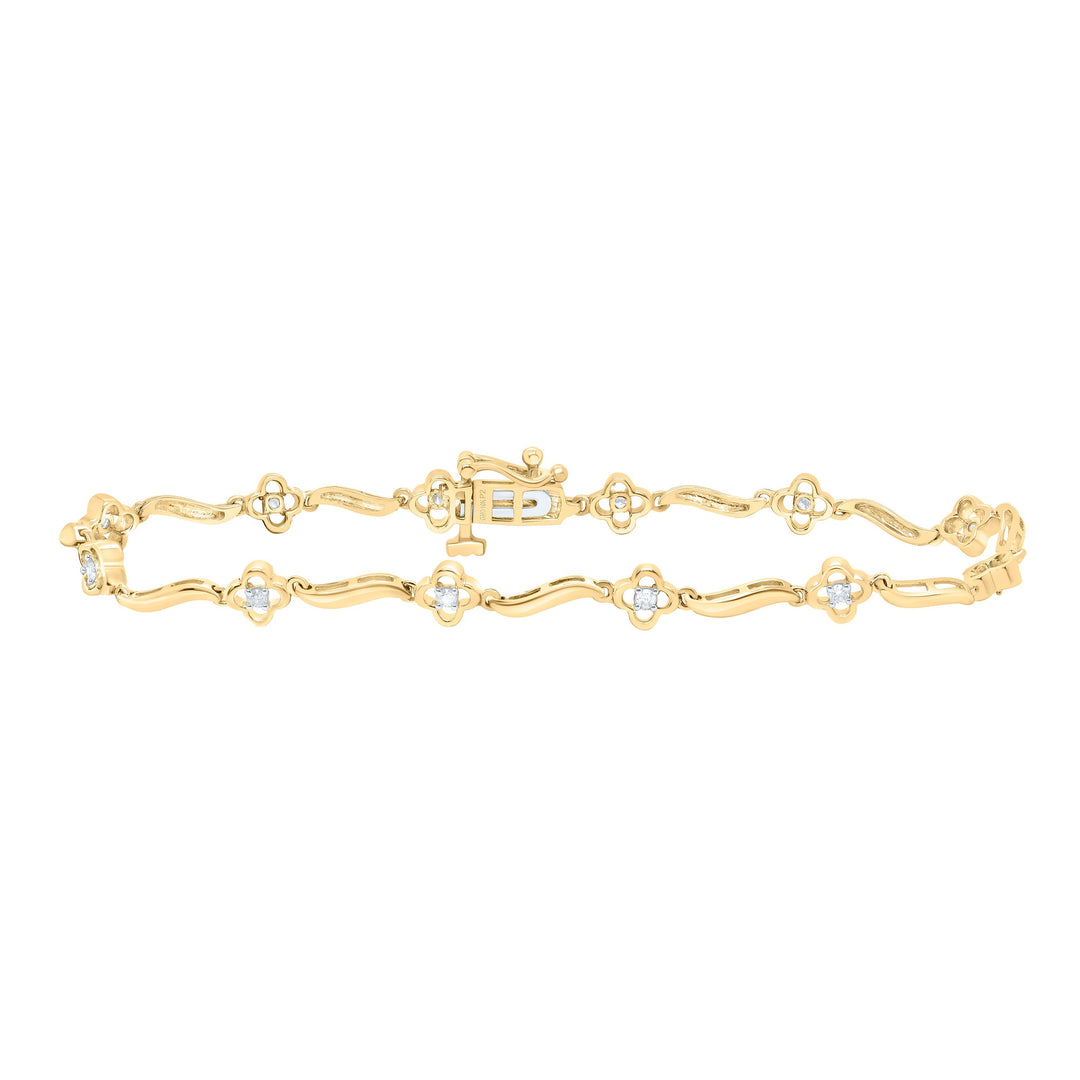 1/5CTW-NAT DIA P2 GIFT LADIES BRACELET (7 INCH) Daisy Joyeria