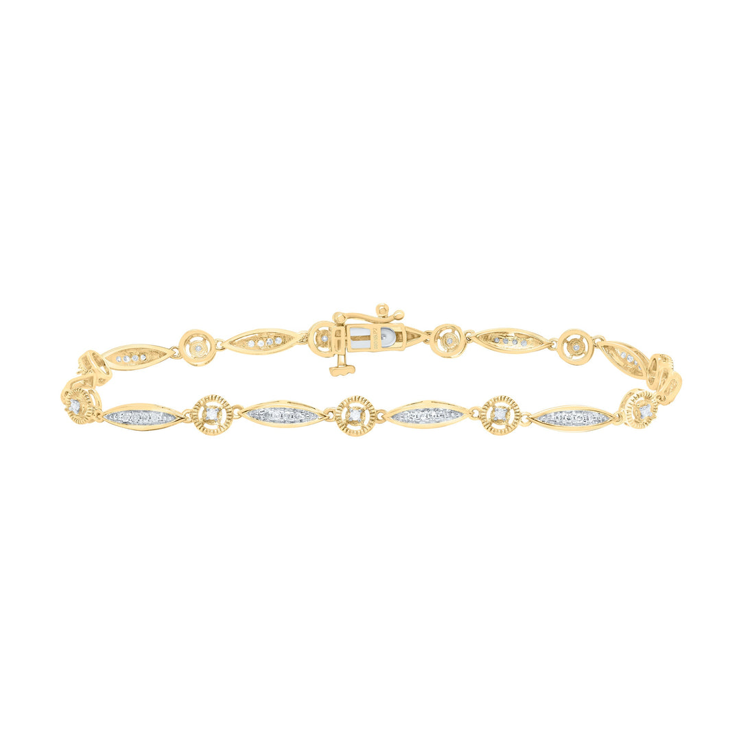 1/3CTW-NAT DIA P2 GIFT LADIES BRACELET (7 INCH) Daisy Joyeria