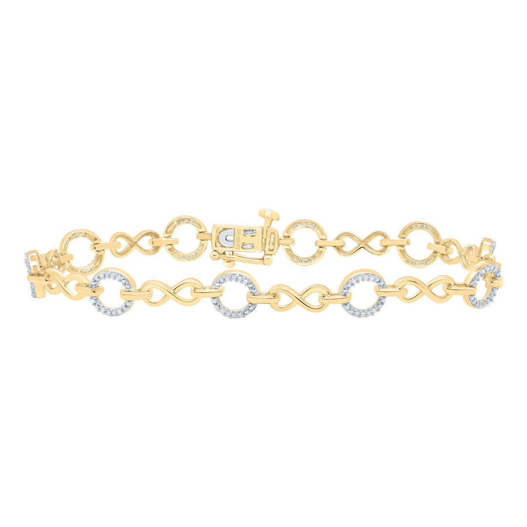 1/6CTW-NAT DIA P2 GIFT LADIES BRACELET (7 INCH) Daisy Joyeria