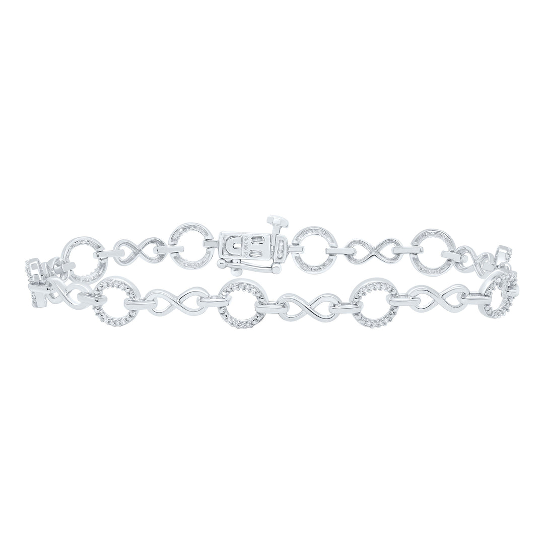 1/6CTW-NAT DIA P2 GIFT LADIES BRACELET (7 INCH) Daisy Joyeria