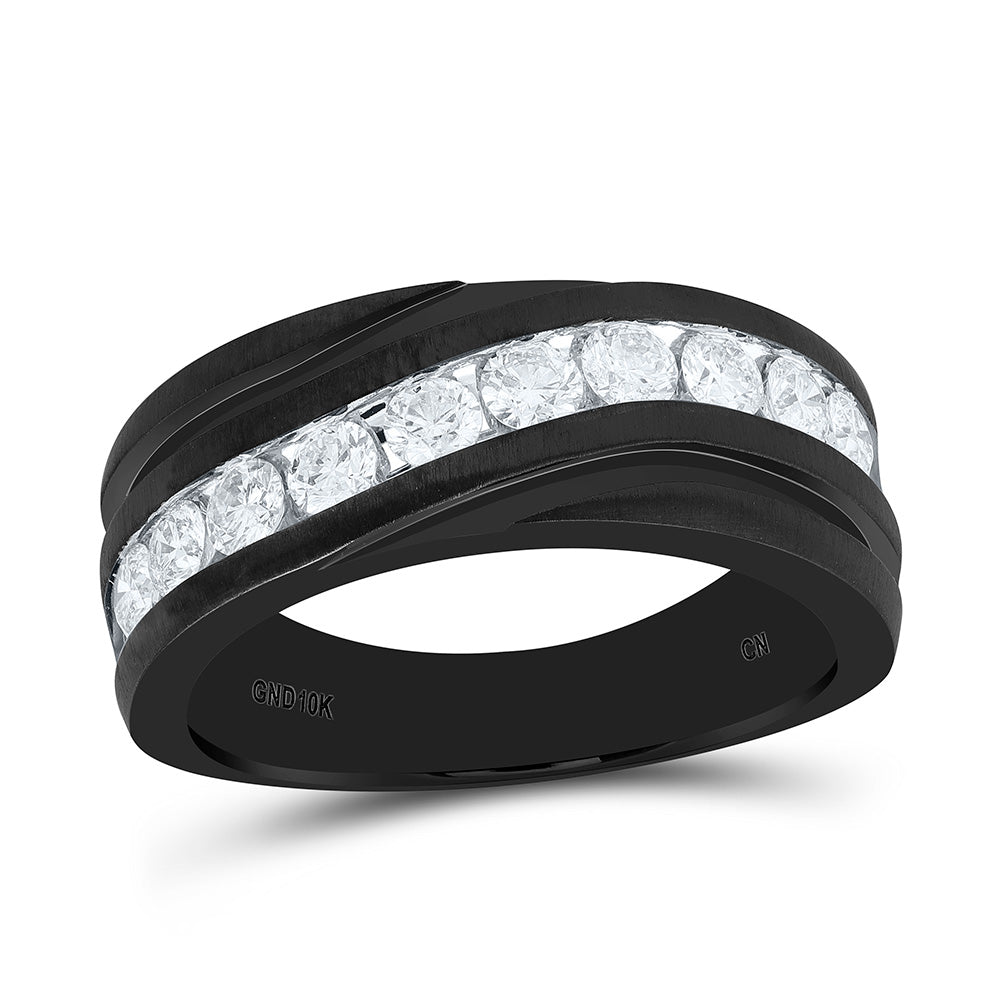 1CTW-NAT DIA CN MENS MACHINE SET BAND Daisy Joyeria