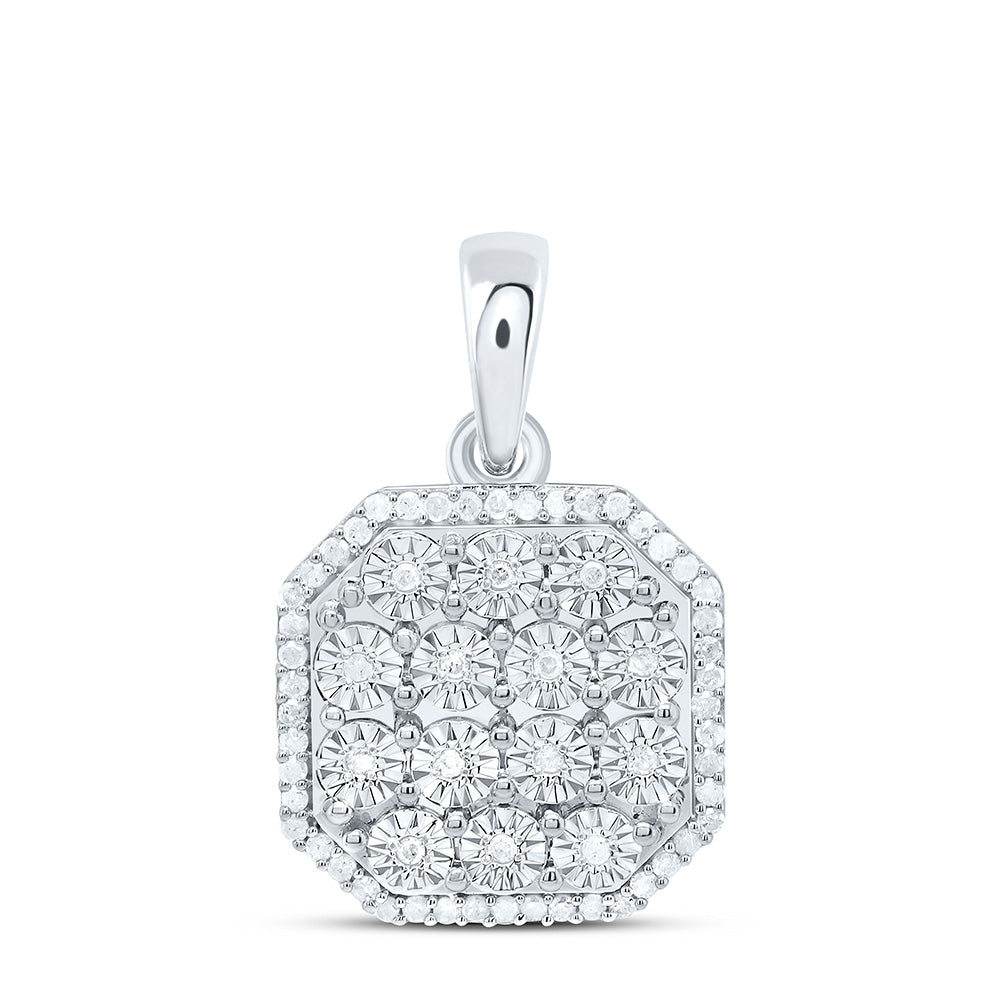 1/4CTW-NAT DIA P3 GIFT ASCHER FANUK PENDANT Daisy Joyeria