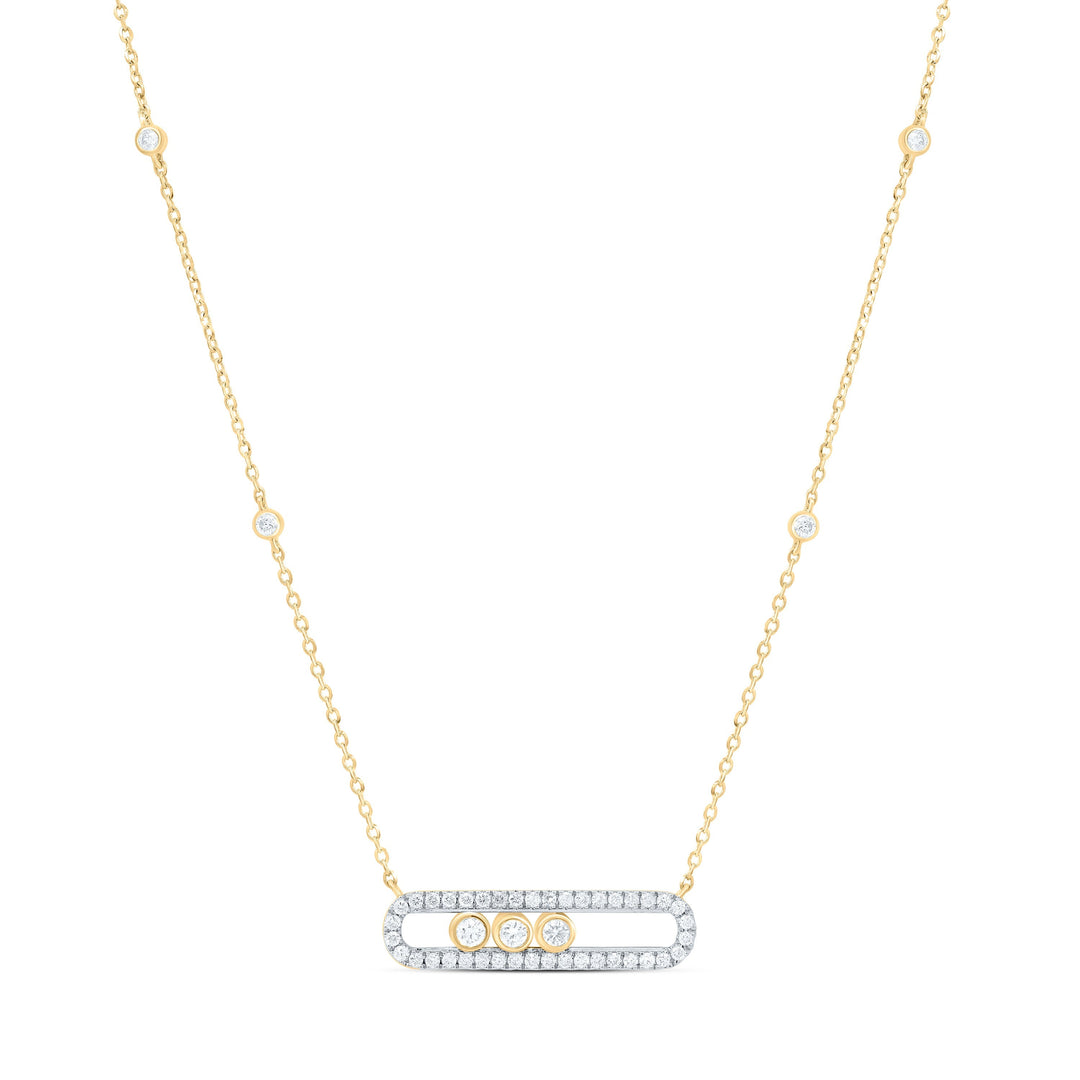 1/3CTW-NAT DIA CN FASHION NECKLACE (18 INCH) Daisy Joyeria