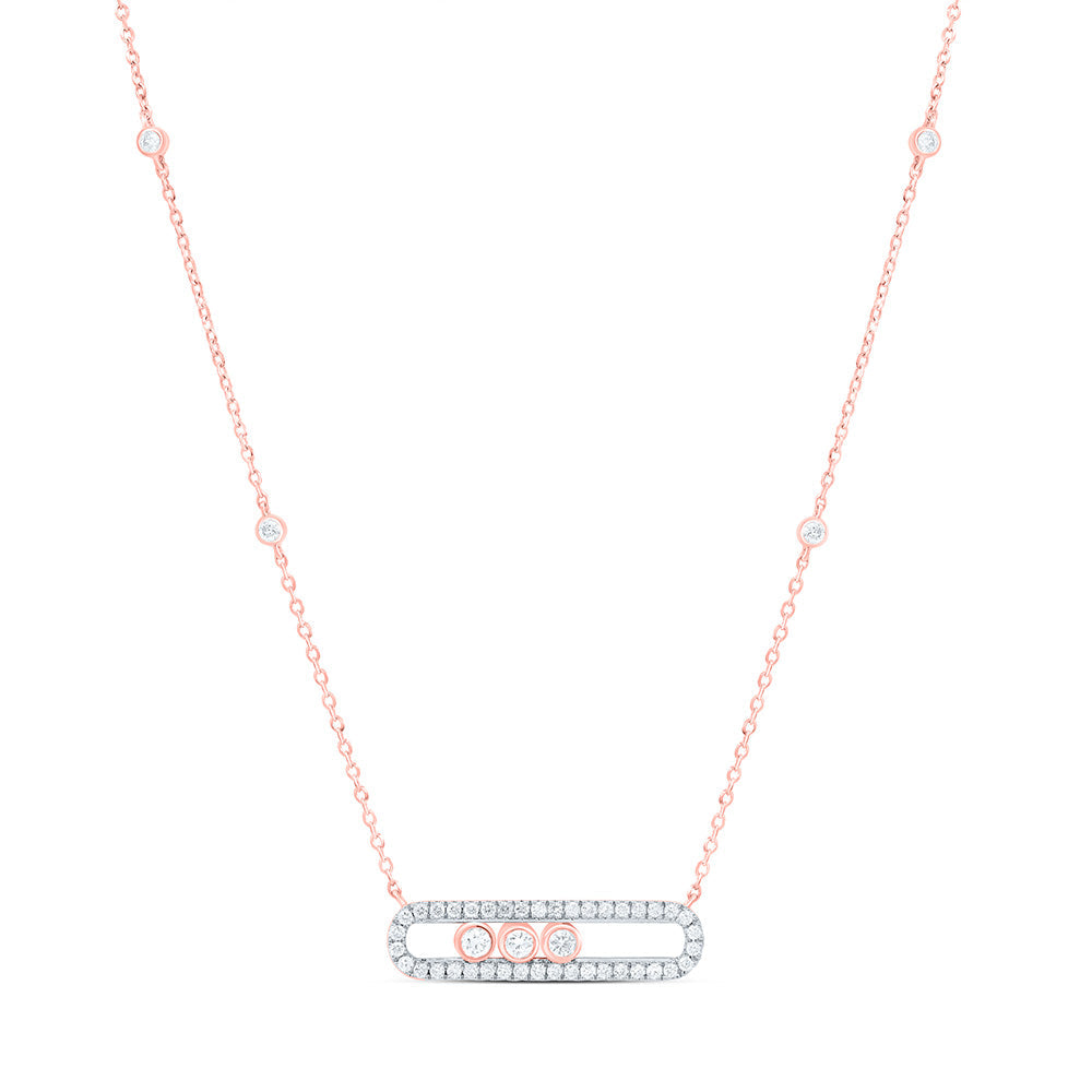 1/3CTW-NAT DIA CN FASHION NECKLACE (18 INCH) Daisy Joyeria