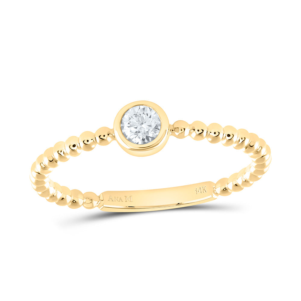 1/6CTW-NAT DIA ANA M FASHION ROUND RING Daisy Joyeria