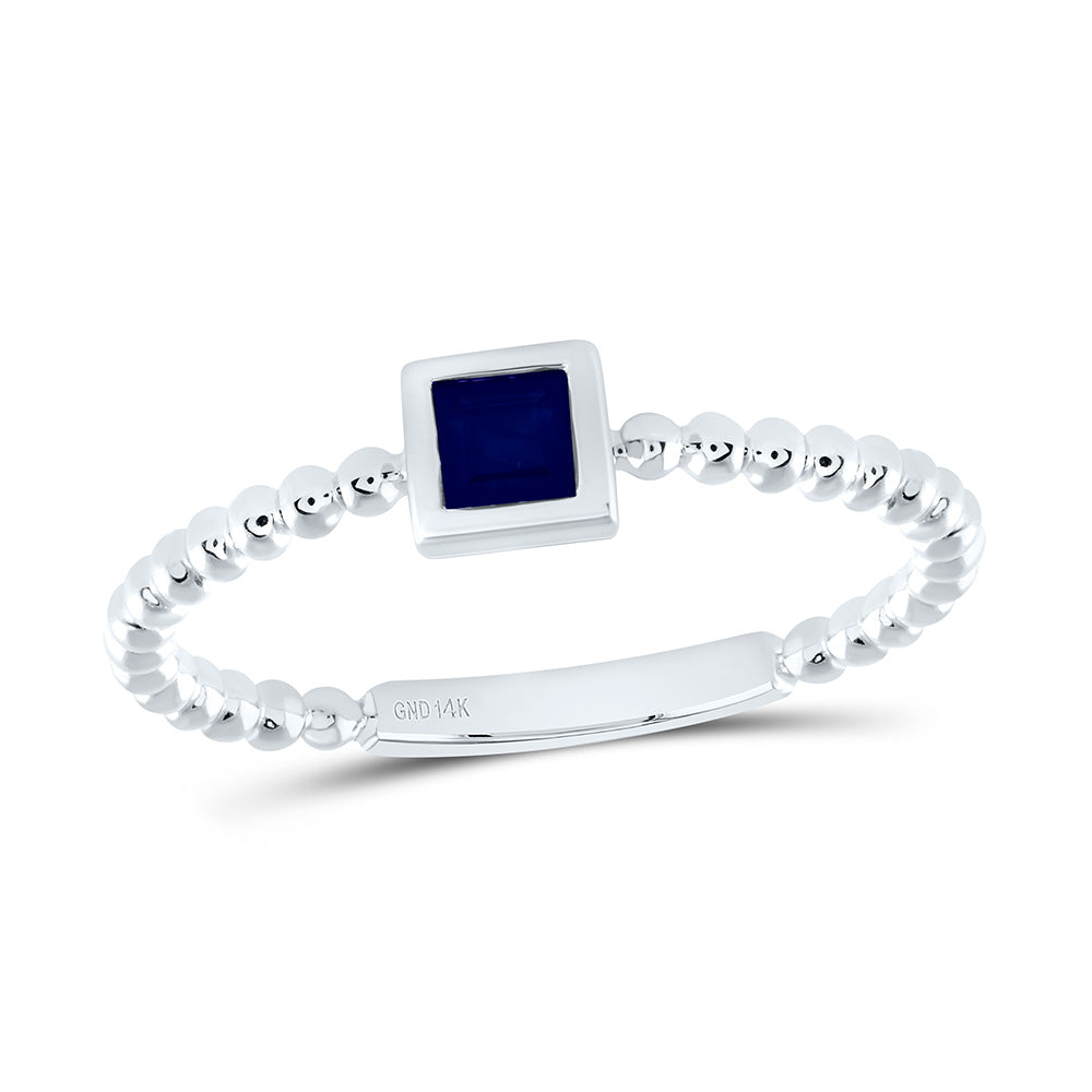3.1MM-PR-BS NAT GEM PRINCESS LADIES RING Daisy Joyeria
