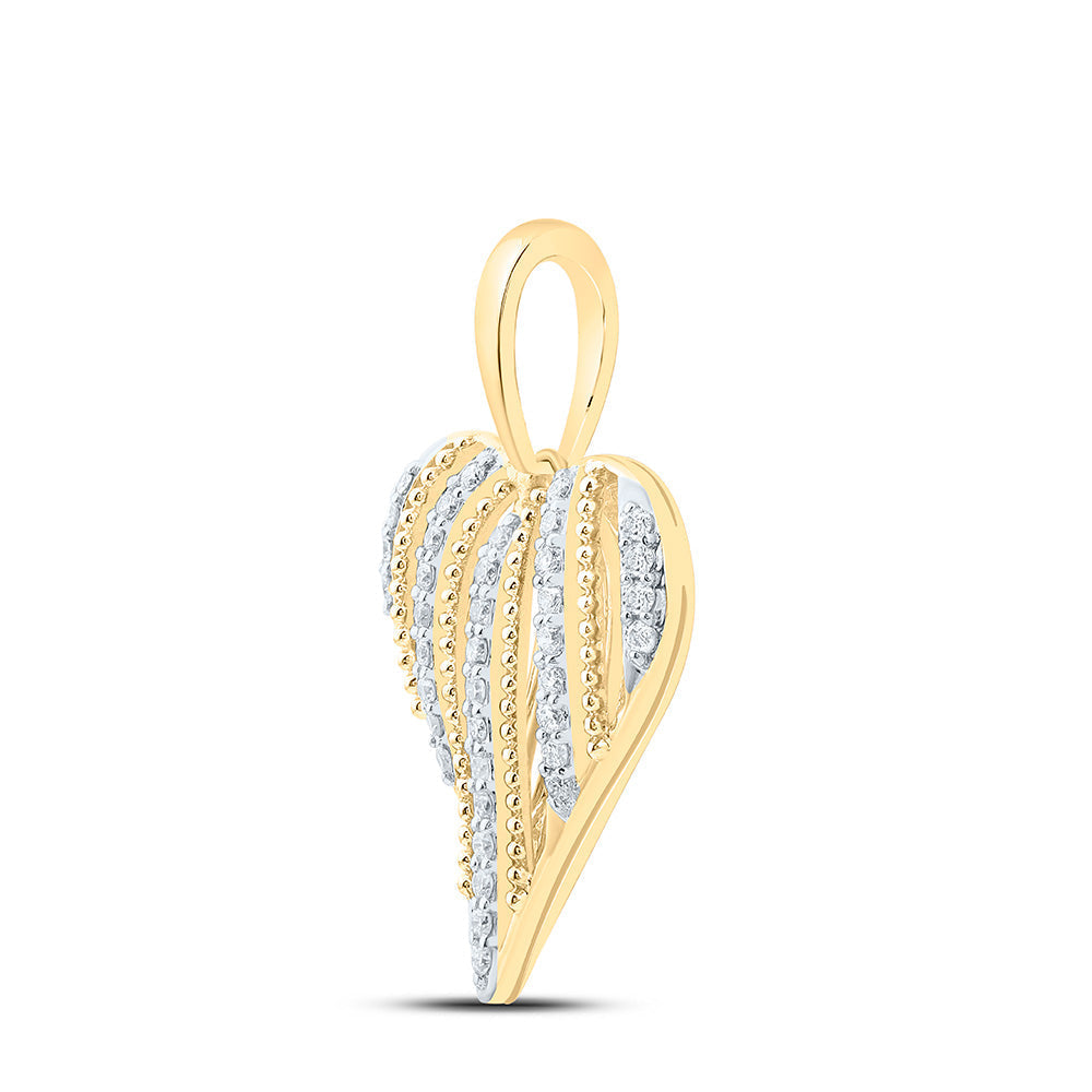 1/5CTW-NAT DIA CN FASHION HEART PENDANT Daisy Joyeria