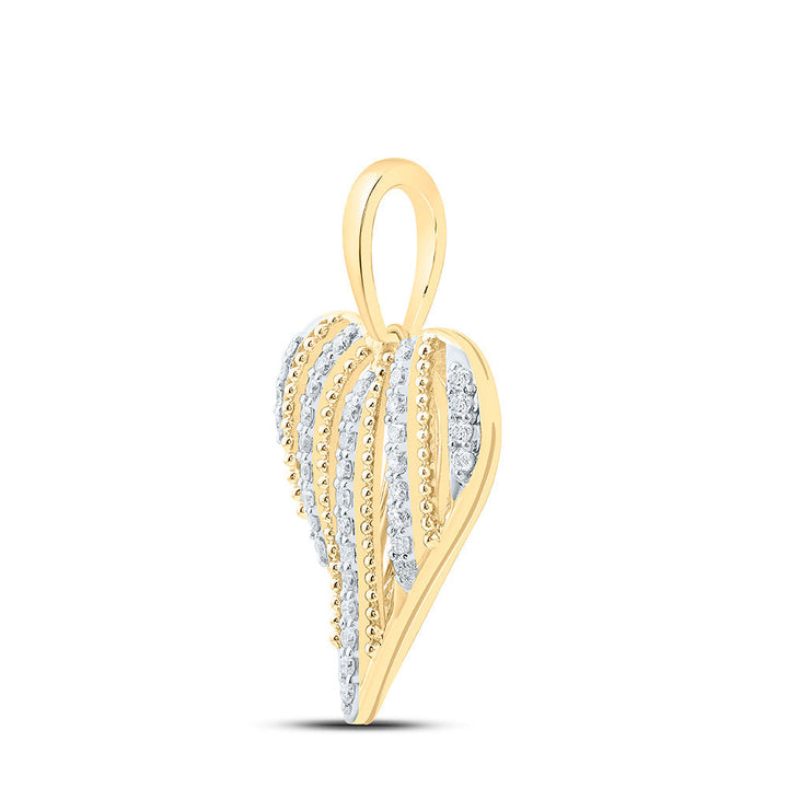 1/5CTW-NAT DIA CN FASHION HEART PENDANT Daisy Joyeria