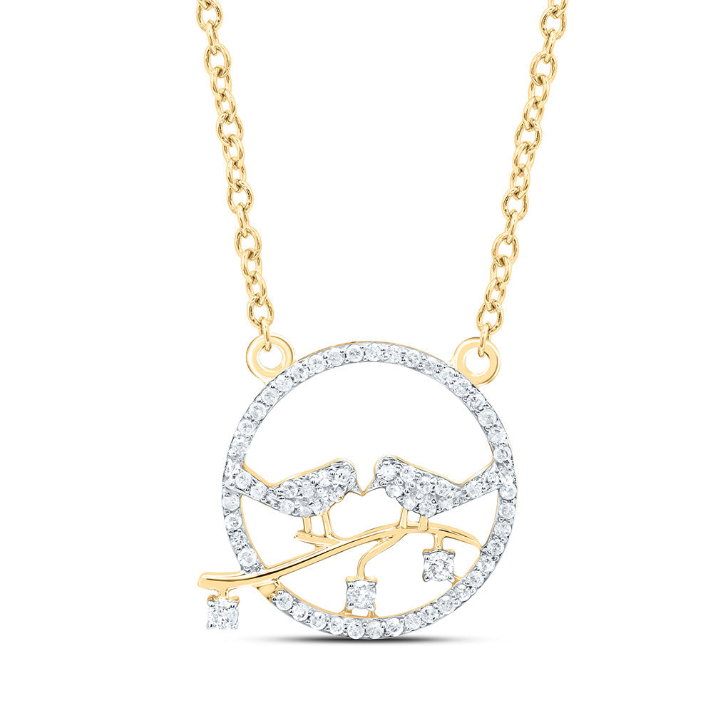1/5CTW-NAT DIA P1 GIFT NECKLACE (18 INCH) Daisy Joyeria