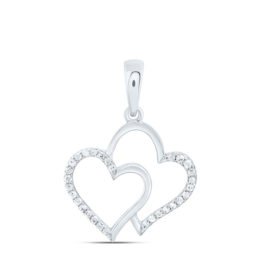 1/12CTW-NAT DIA P1 GIFT HEART PENDANT Daisy Joyeria