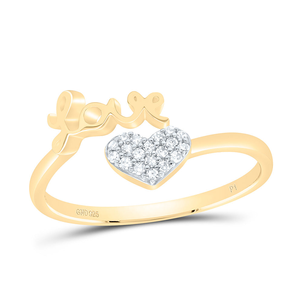 1/12CTW-NAT DIA P1 GIFT LOVE HEART RING Daisy Joyeria
