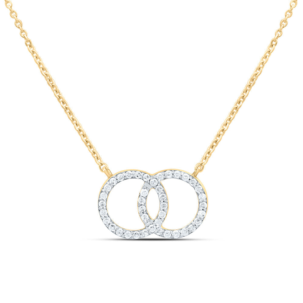 1/5CTW-NAT DIA P1 GIFT ROUND NECKLACE (18 INCH) Daisy Joyeria