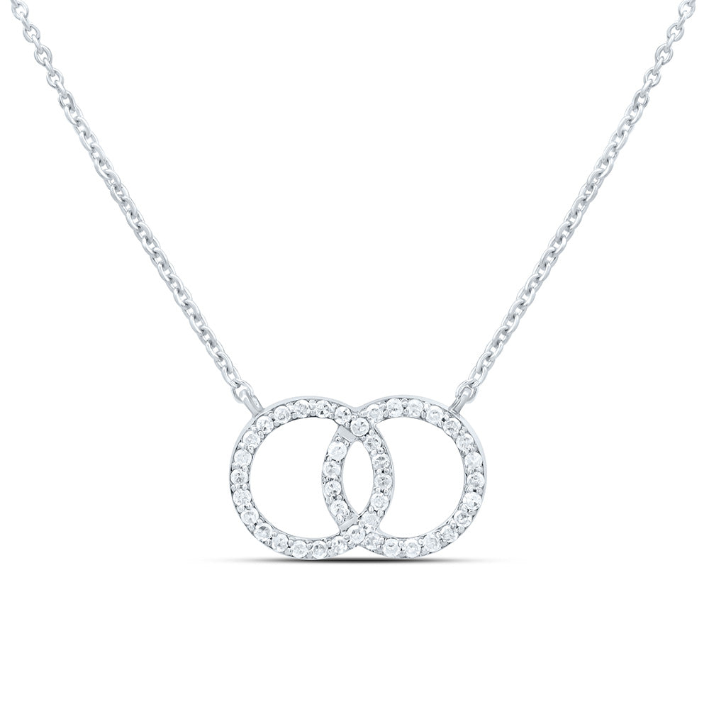 1/5CTW-NAT DIA P1 GIFT ROUND NECKLACE (18 INCH) Daisy Joyeria