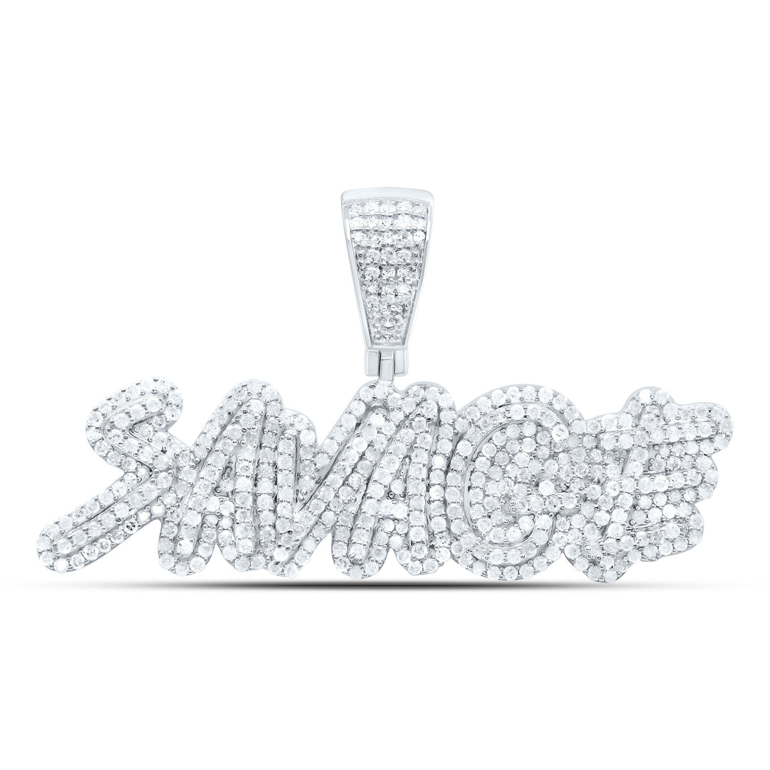 1 1/2CTW-NAT DIA P3 GIFT "SAVAGE" MENS CHARM Daisy Joyeria