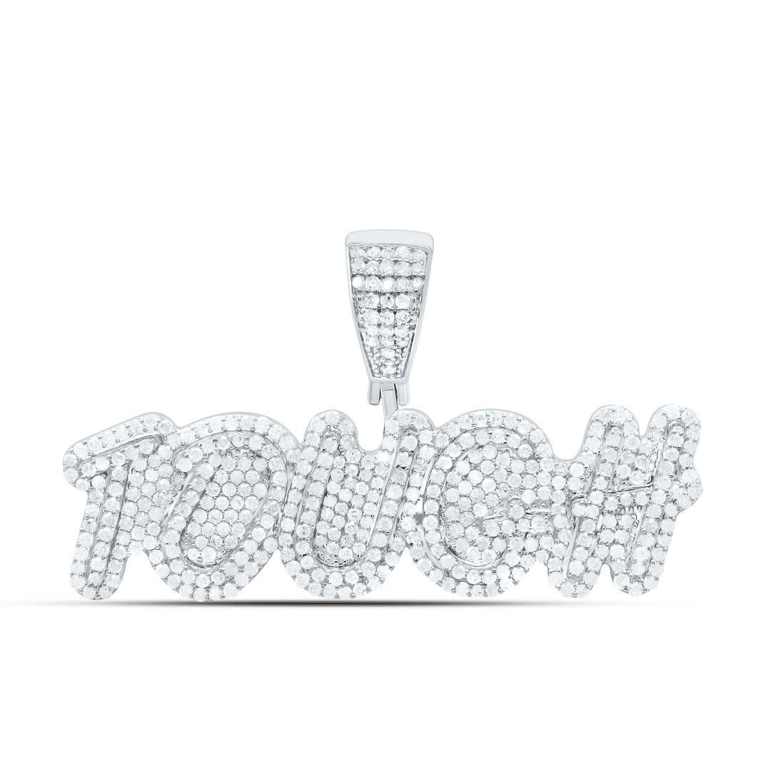 1 5/8CTW-NAT DIA P3 GIFT "TOUGH" MENS CHARM Daisy Joyeria