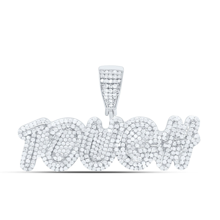1 5/8CTW-NAT DIA P3 GIFT "TOUGH" MENS CHARM Daisy Joyeria