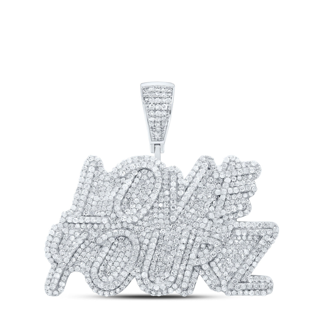 2 3/4CTW-NAT DIA P3 GIFT"LOVE YOURZ" MENS CHARM Daisy Joyeria