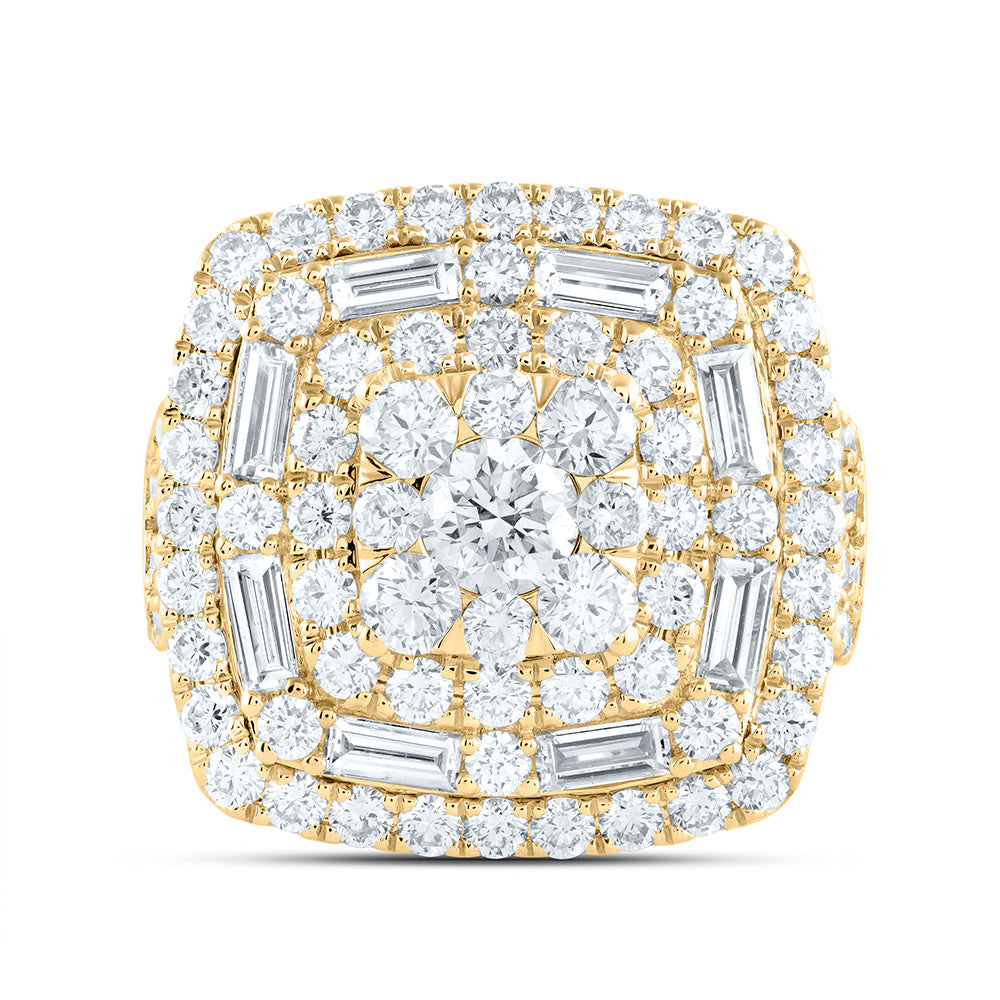 4CTW-NAT DIA ANA M ELITE 3/8CTW-CRD CUSHION DOUBLE HALO BRIDAL RING Daisy Joyeria