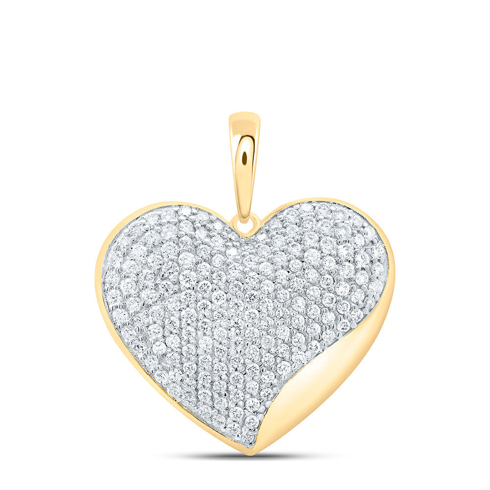 1 CTW-NAT DIA CN FASHION HEART PENDANT Daisy Joyeria