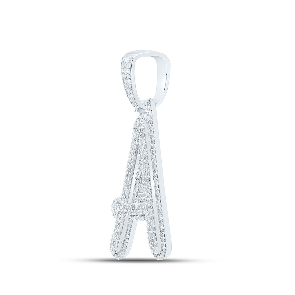 5/8CTW-NAT DIA P3 GIFT INITIAL "A" PENDANT Daisy Joyeria