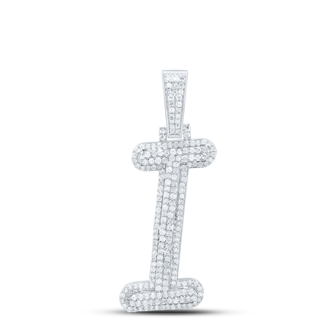 1/2CTW-NAT DIA P3 GIFT INITIAL "I" PENDANT Daisy Joyeria