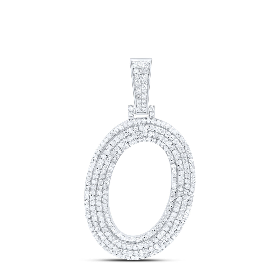 3/4CTW-NAT DIA P3 GIFT INITIAL "O" PENDANT Daisy Joyeria
