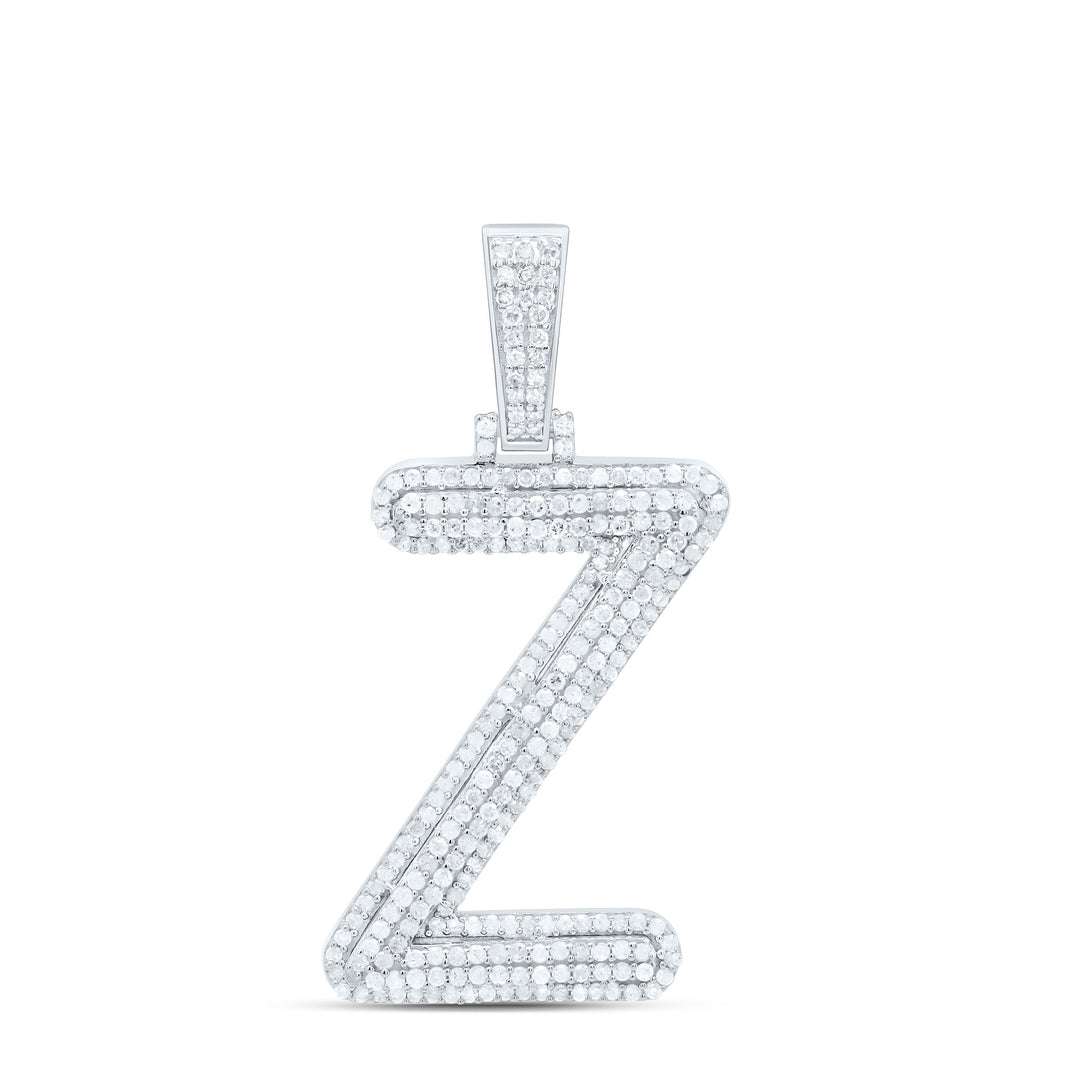 3/4CTW-NAT DIA P3 GIFT INITIAL "Z" PENDANT Daisy Joyeria