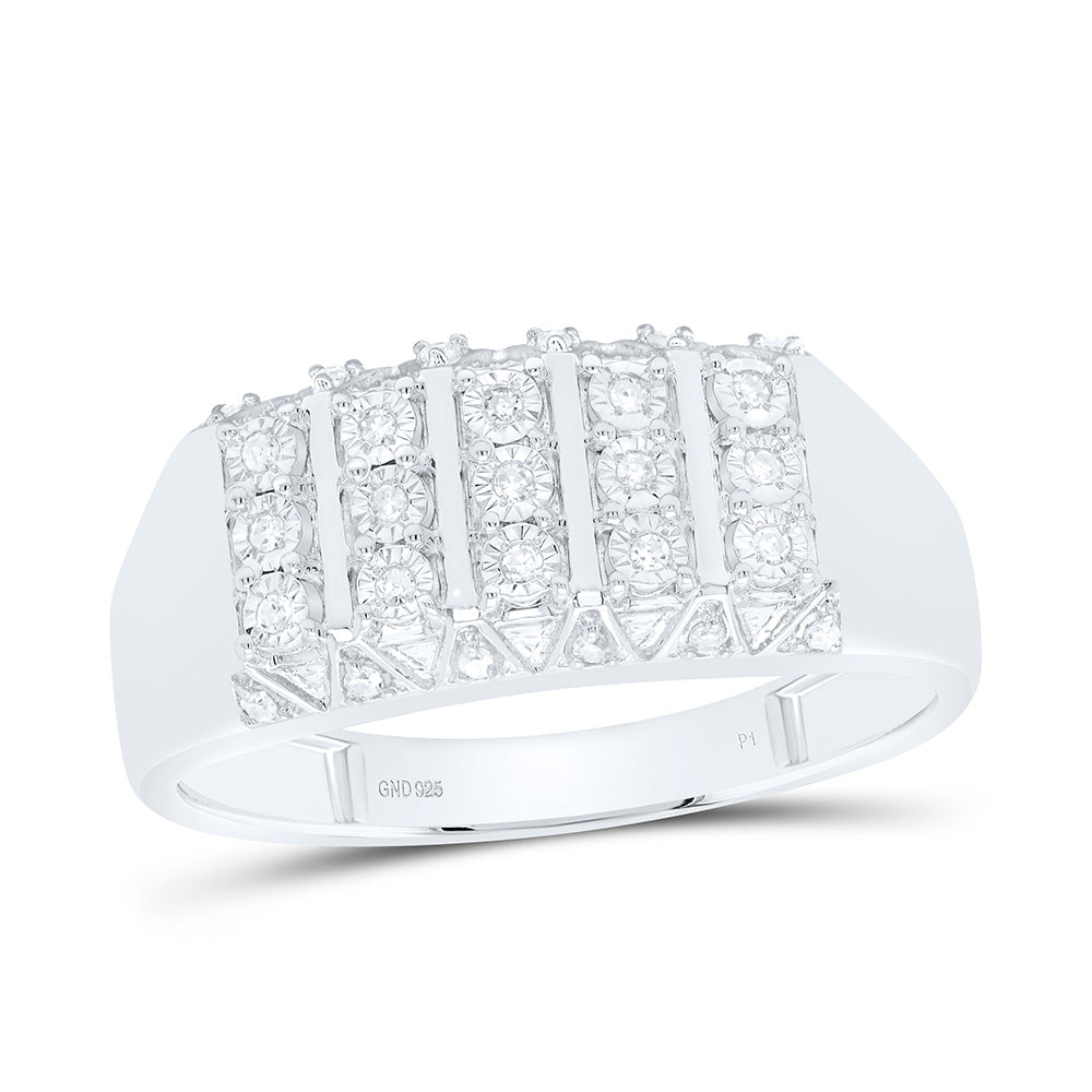 1/10CTW-NAT DIA P1 GIFT FANUK MENS RING Daisy Joyeria
