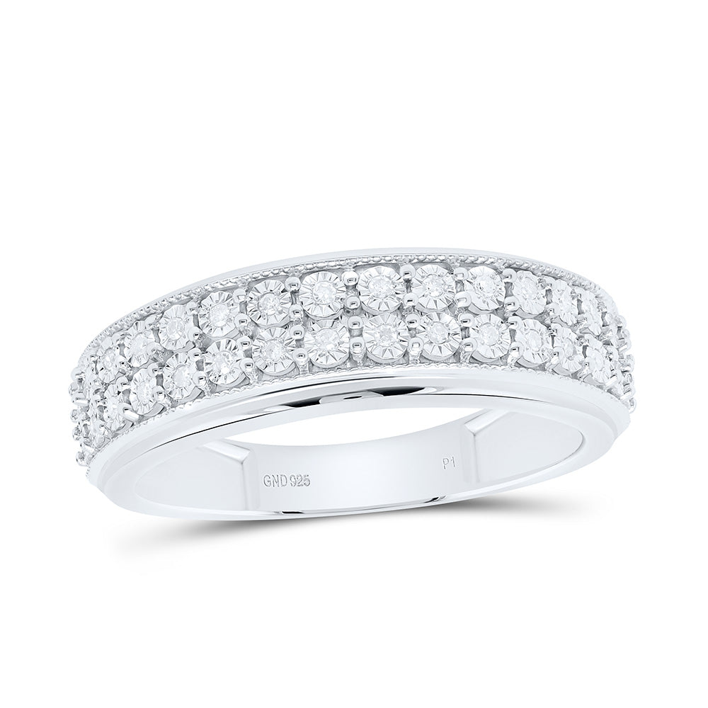 1/8CTW-NAT DIA P1 GIFT FANUK MENS RING Daisy Joyeria