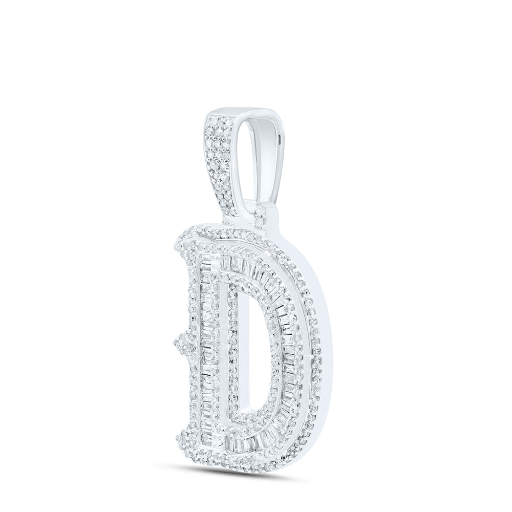1CTW-NAT DIA P3 GIFT (25MM) INITIAL "D" PENDANT Daisy Joyeria