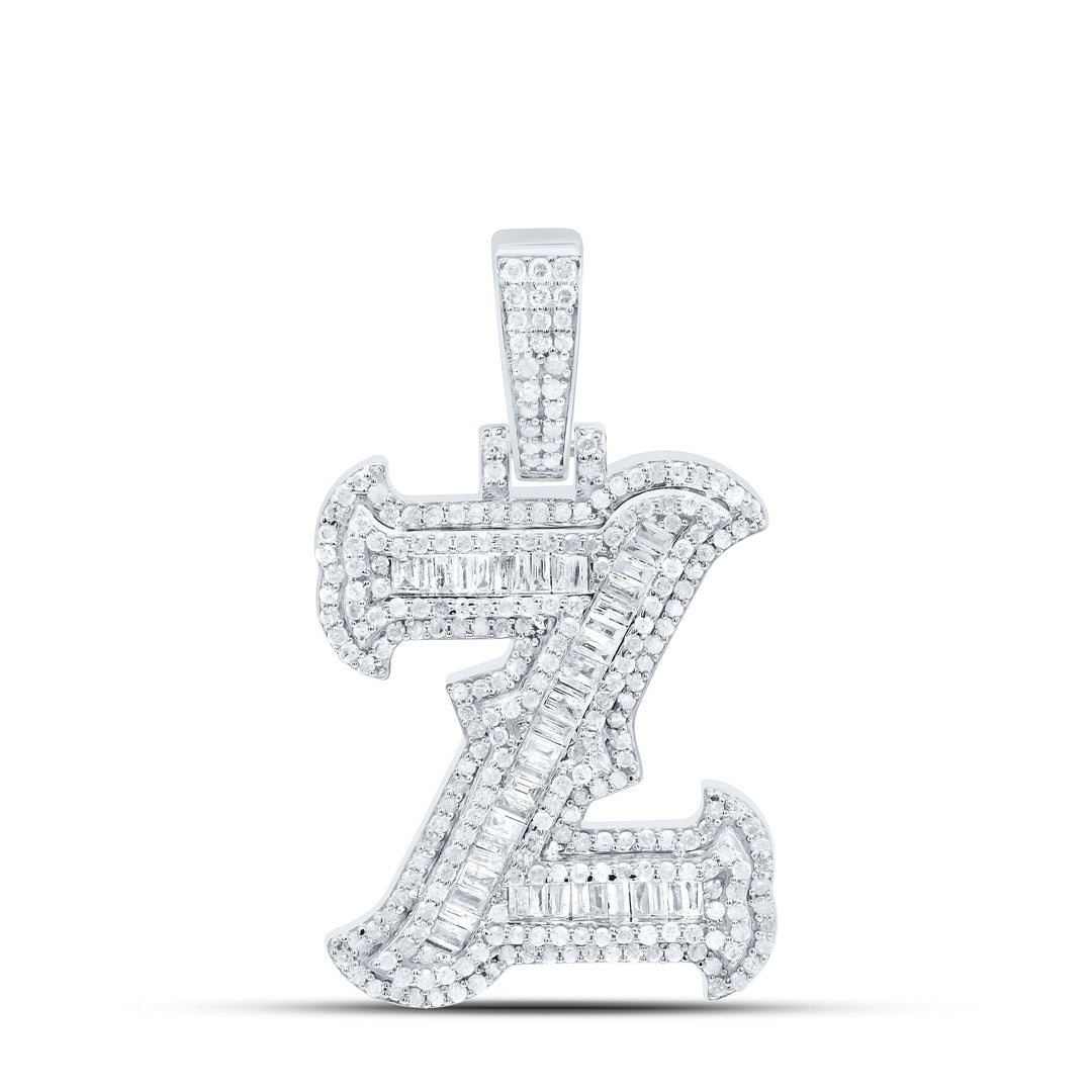 1 CTW-NAT DIA P2P3 GIFT (25MM) INITIAL "Z" PENDANT Daisy Joyeria