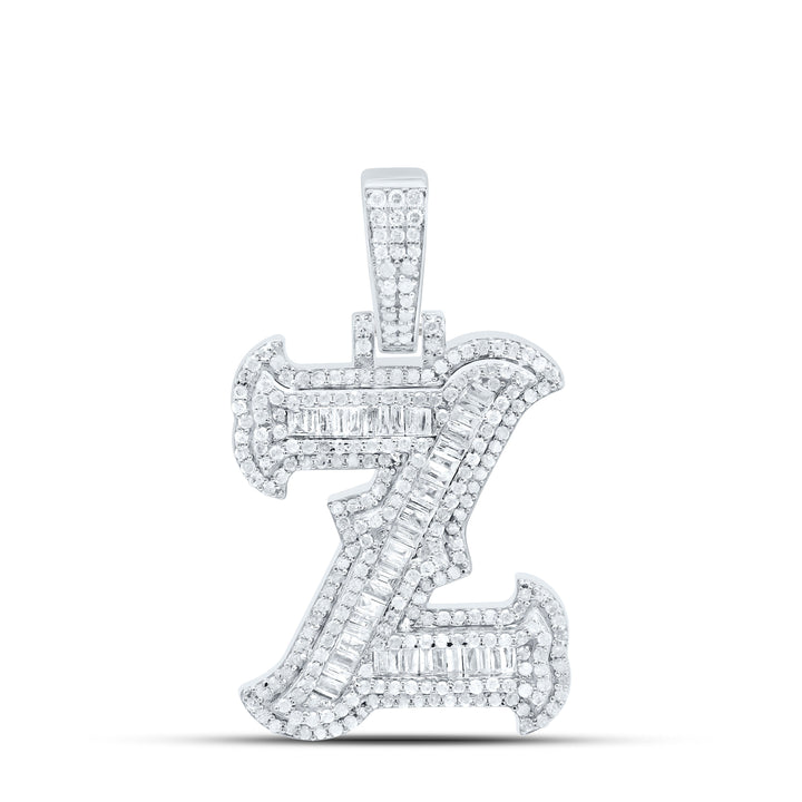 1 CTW-NAT DIA P2P3 GIFT (25MM) INITIAL "Z" PENDANT Daisy Joyeria