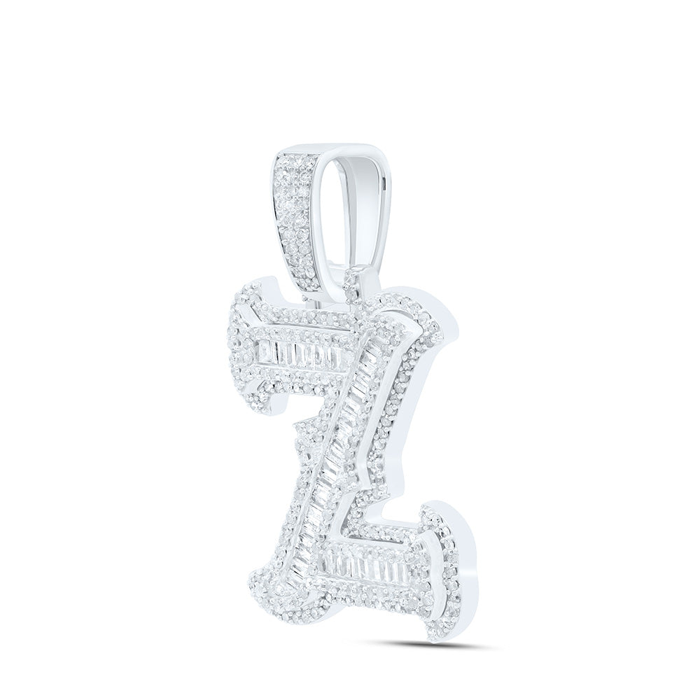 1 CTW-NAT DIA P2P3 GIFT (25MM) INITIAL "Z" PENDANT Daisy Joyeria