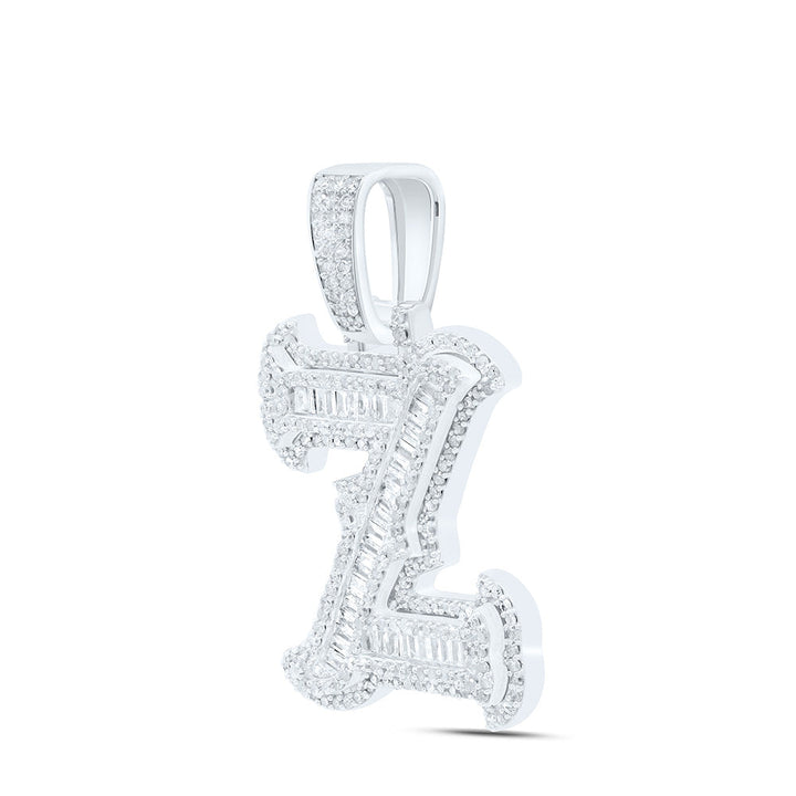 1 CTW-NAT DIA P2P3 GIFT (25MM) INITIAL "Z" PENDANT Daisy Joyeria