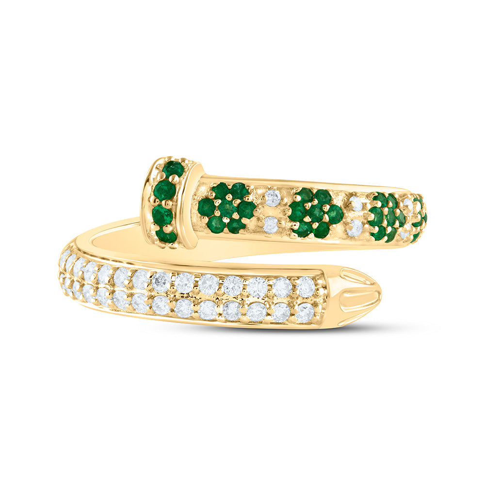 1/5CTW-NAT DIA ANA M 1/6CTW-RD-EM NAT GEM RING Daisy Joyeria