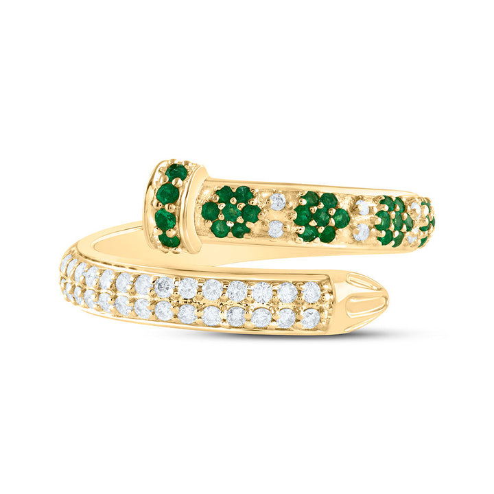 1/5CTW-NAT DIA ANA M 1/6CTW-RD-EM NAT GEM RING Daisy Joyeria