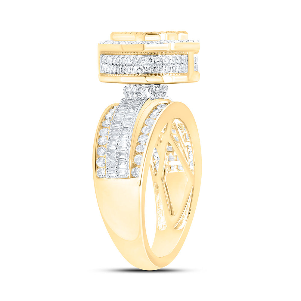1 3/8CTW-NAT DIA NK FASHION HEART RING Daisy Joyeria