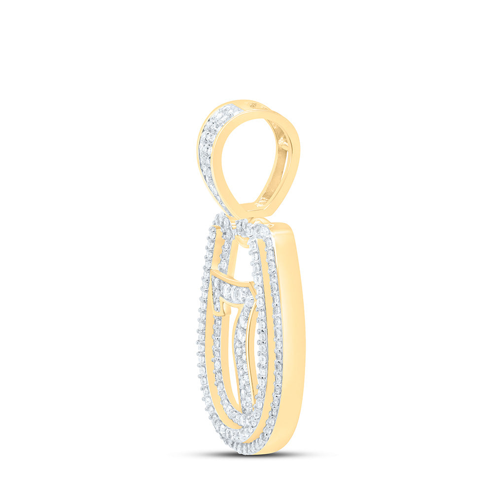 3/4CTW-NAT DIA NK ''7" MENS CHARM Daisy Joyeria