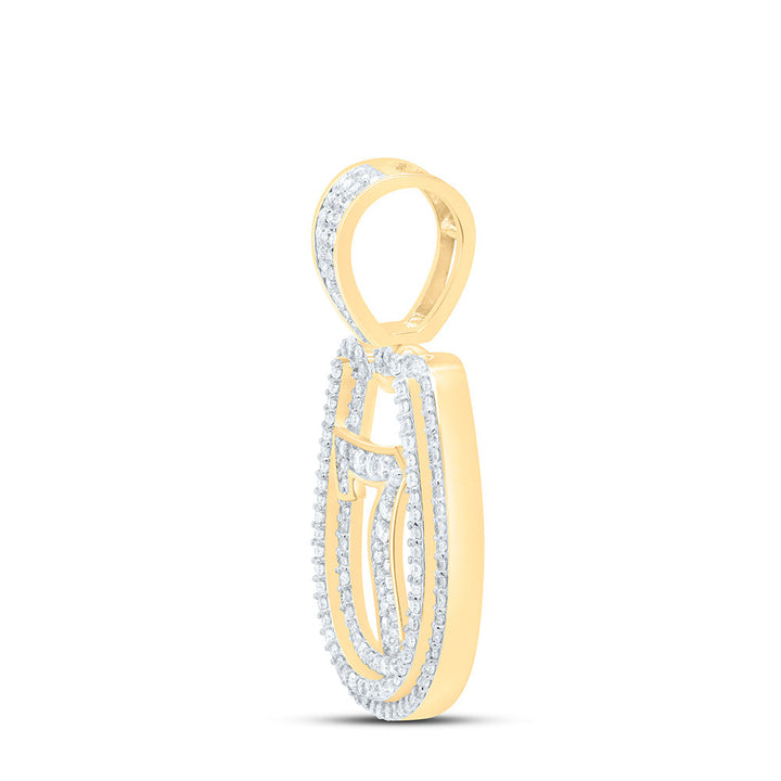 3/4CTW-NAT DIA NK ''7" MENS CHARM Daisy Joyeria