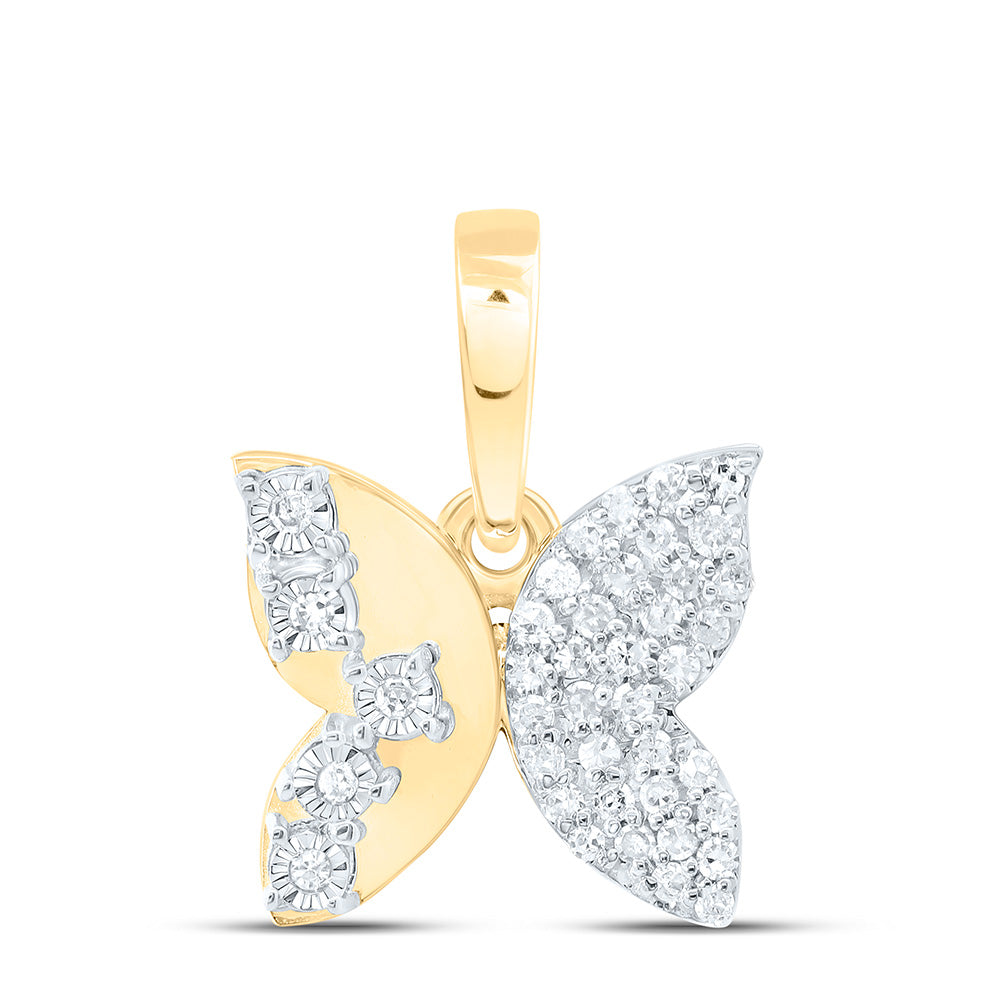 1/8CTW-NAT DIA P1 GIFT BUTTERFLY PENDANT Daisy Joyeria
